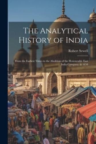 The Analytical History of India
