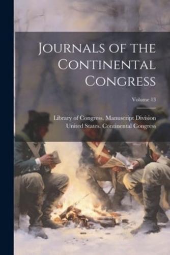 Journals of the Continental Congress; Volume 13