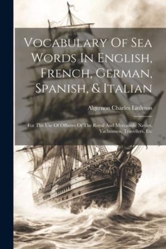 Vocabulary Of Sea Words In English, French, German, Spanish, & Italian