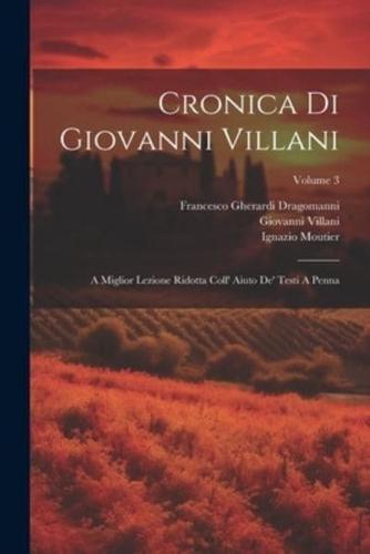 Cronica Di Giovanni Villani