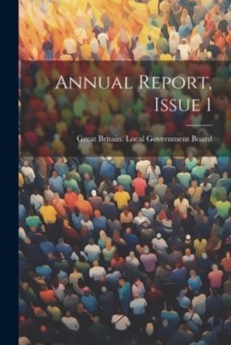 Annual Report, Issue 1