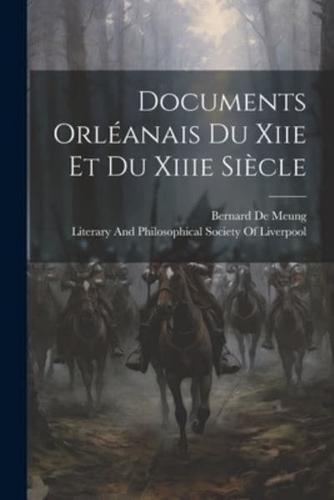 Documents Orléanais Du Xiie Et Du Xiiie Siècle