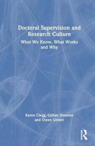 Doctoral Supervision and Research Culture