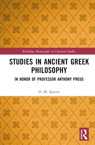 Studies in Ancient Greek Philosophy