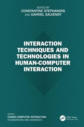 Human-Computer Interaction. Technologies and Techniques