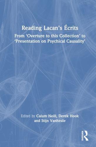 Reading Lacan's Écrits