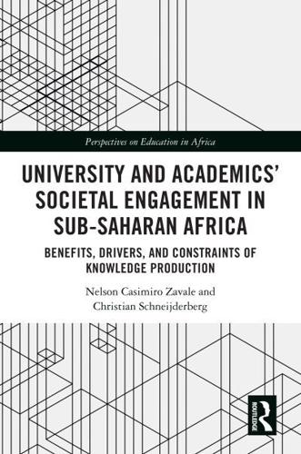 University and Academics' Societal Engagement in Sub-Saharan Africa