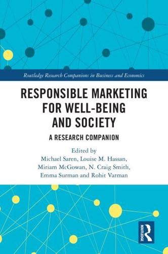 Responsible Marketing for Well-Being and Society