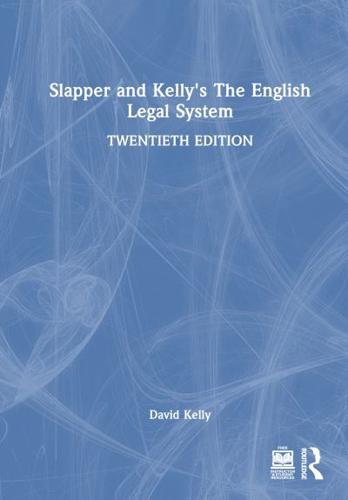 Slapper and Kelly's the English Legal System