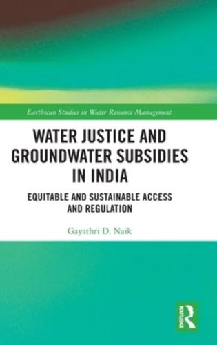 Water Justice and Groundwater Subsidies in India