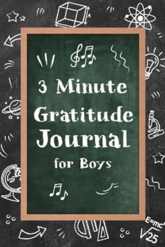 3 Minute Gratitude Journal for Boys