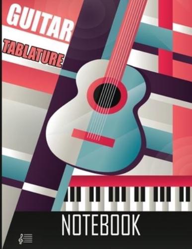 Guitar Tablature Notebook: 100 Pages, Blank Guitar Tablature Paper, Standard Guitar Tab Manuscript Paper