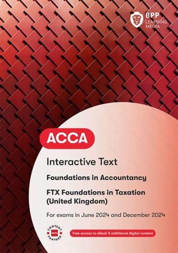FIA Foundations in Taxation FTX FA2023. Interactive Text