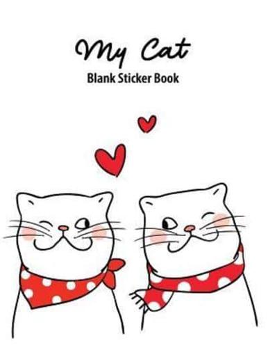 My Cats Blank Sticker Book