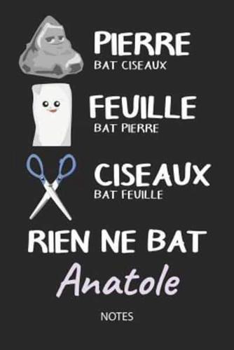 Rien Ne Bat Anatole - Notes