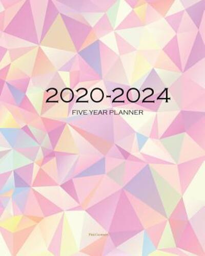 2020-2024 Five Year Planner-Pink Geometry