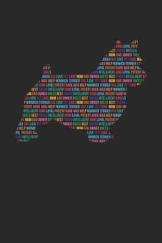Norwich Terrier Notebook 'Word Cloud' - Gift for Norwich Terrier Lovers - Norwich Terrier Journal