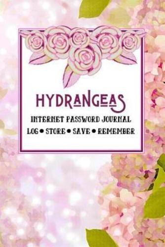 Hydrangeas Internet Password Journal Log Store Save Remember