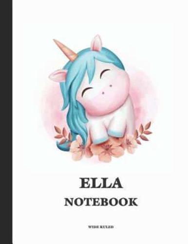 Ella Wide Ruled Notebook