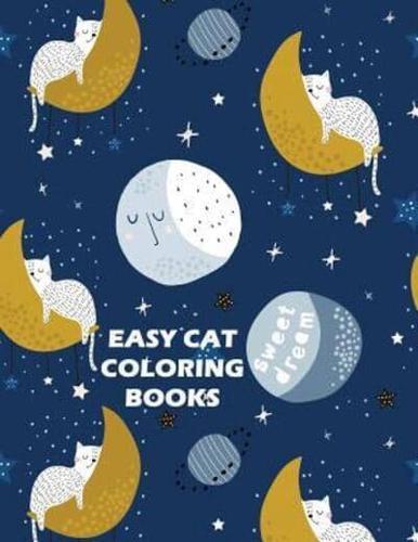 Easy Cat Coloring Books