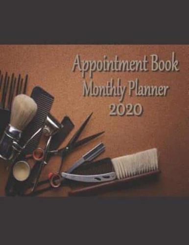 Appointment Book Monthly Planner 2020