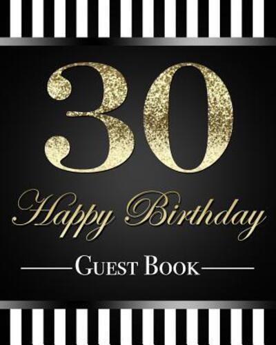 30 Happy Birthday Guest Book