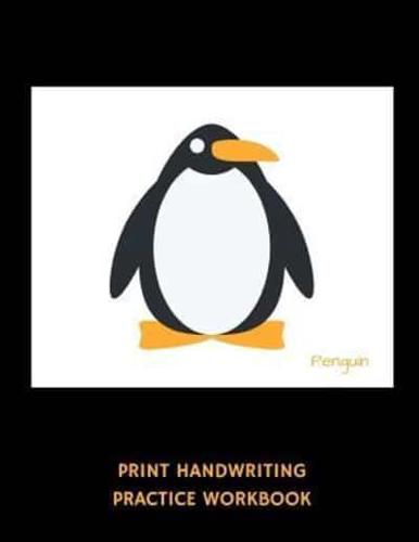 Penguin Print Handwriting Practice Workbook