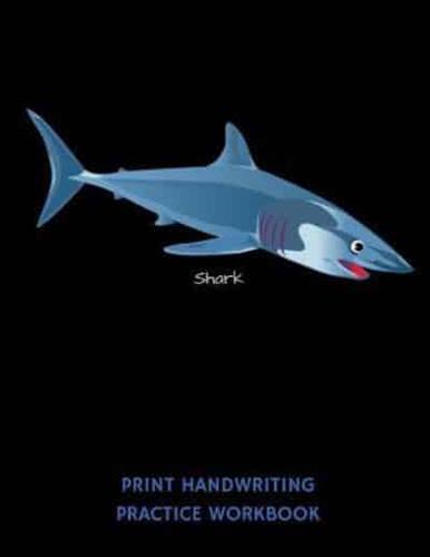 Shark Print Handwriting Practice Workbook