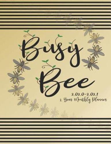 Busy Bee 2020 - 2021 2 Year Monthly Planner