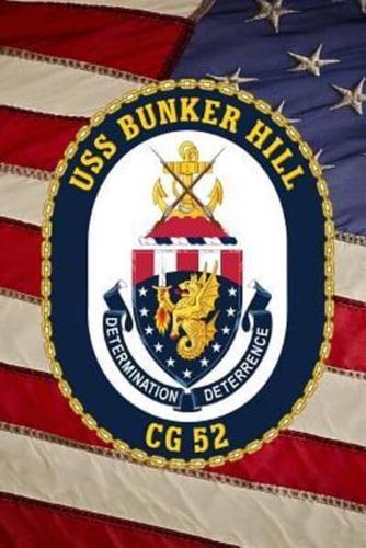 U S Navy Missile Cruiser Ship USS Bunker Hill (CG 52) Crest Badge Journal