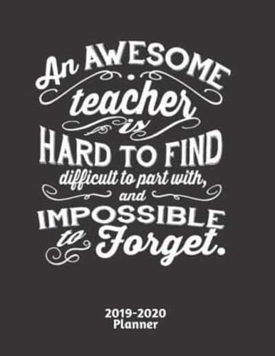 An Awesome Teacher Is Hard to Find