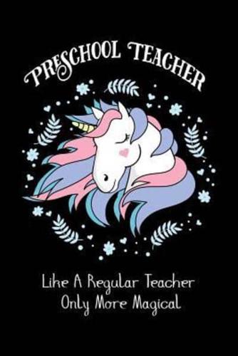 Magical Unicorn Teacher Journal