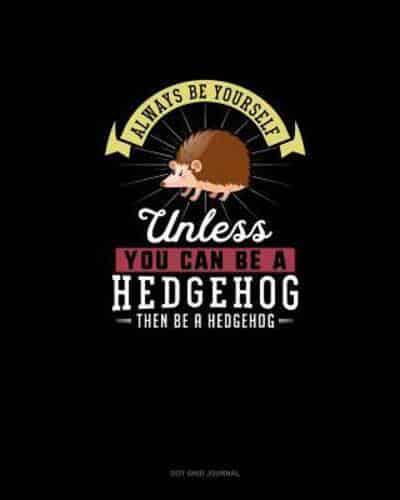 Always Be Yourself Unless You Can Be A Hedgehog Then Be A Hedgehog