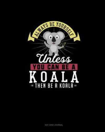 Always Be Yourself Unless You Can Be A Koala Then Be A Koala