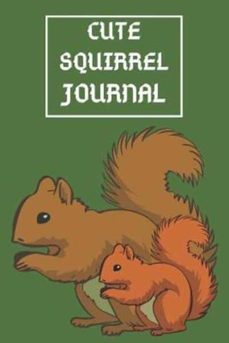 Cute Squirrel Journal