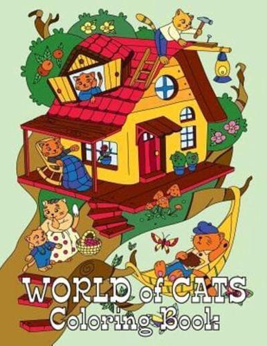 WORLD of CATS Coloring Book