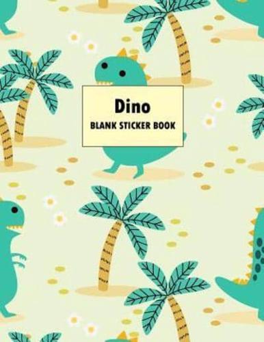 Dino Blank Sticker Book