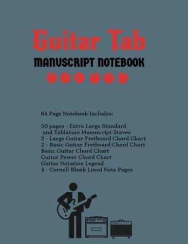 Guitar Tab Manuscript Notebook