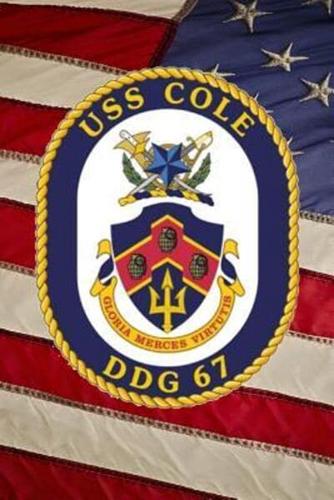 US Navy Destroyer USS Cole (DDG 67) Crest Badge Journal