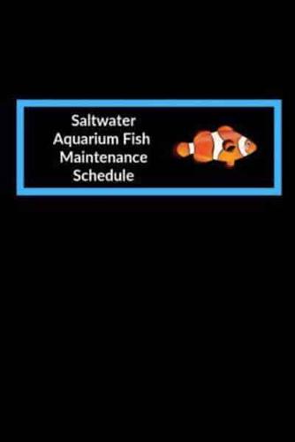 Saltwater Aquarium Fish Maintenance Schedule