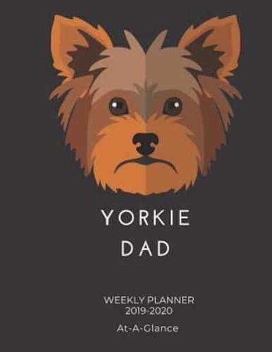 Yorkie Dad Weekly Planner 2019-2020 At-A-Glance