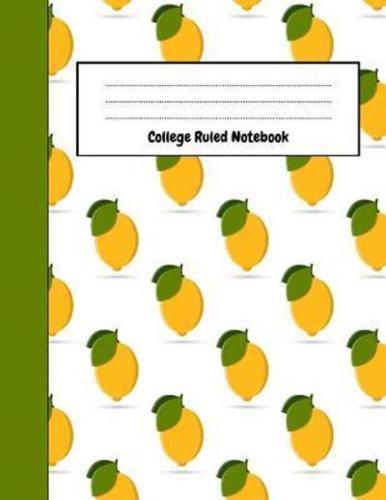College Ruled Notebook