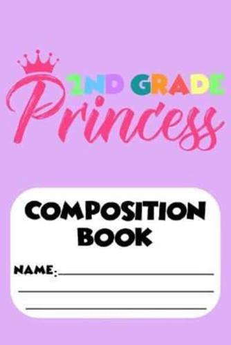 2nd Grade Princess Composition Book