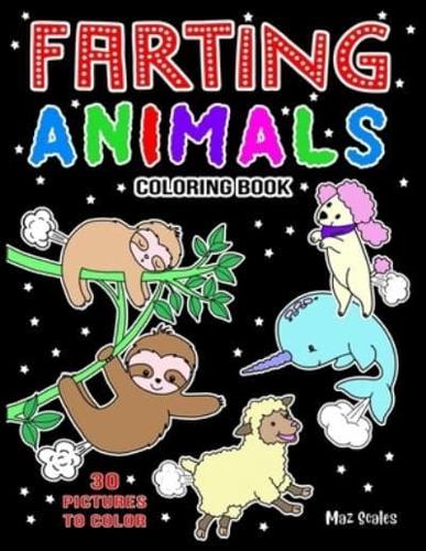 Farting Animals Coloring Book