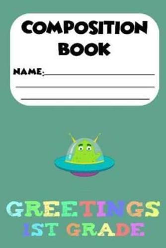 Composition Book Greetings 1st Grade