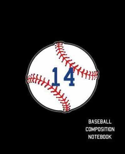 14 Baseball Composition Notebook