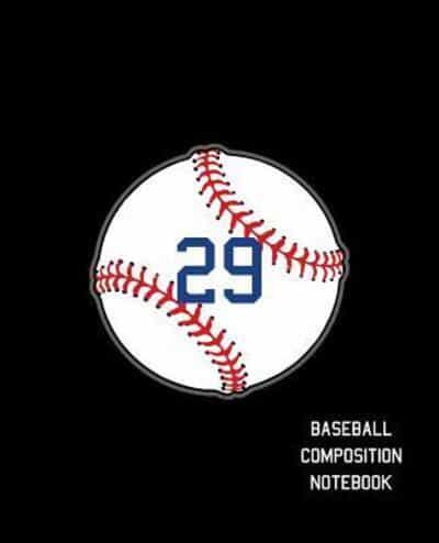 29 Baseball Composition Notebook