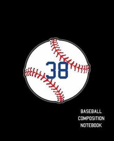 38 Baseball Composition Notebook