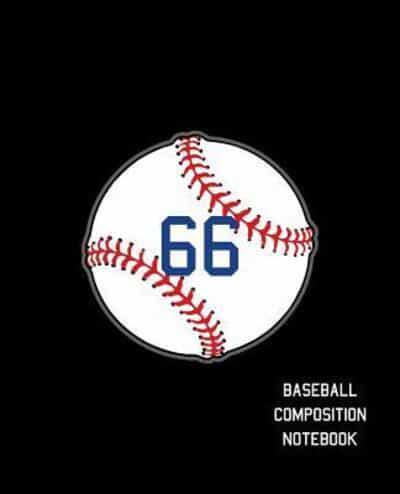 66 Baseball Composition Notebook