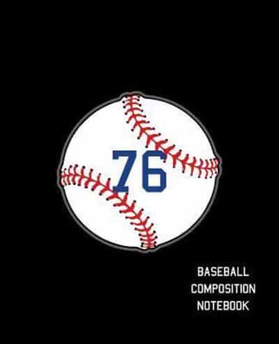 76 Baseball Composition Notebook